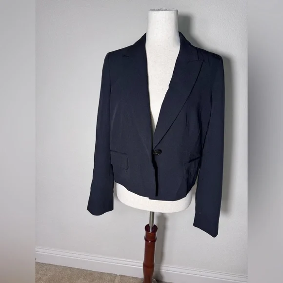 Madewell Women's Crop Style Blazer Black Size Small - Picture 12 of 13